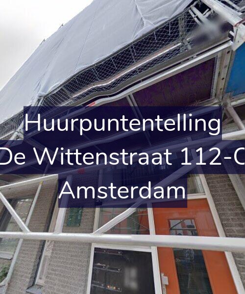 Foto gevel Huurpuntentelling voor De Wittenstraat 112-C, Amsterdam