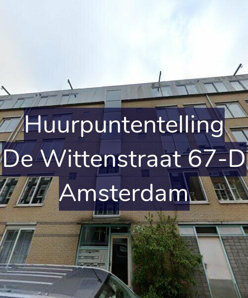 Foto gevel Huurpuntentelling voor De Wittenstraat 67-D, Amsterdam