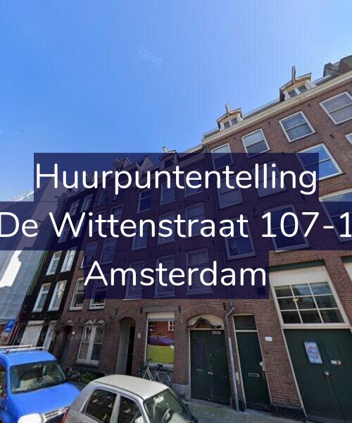 Foto gevel Huurpuntentelling voor De Wittenstraat 107-1, Amsterdam