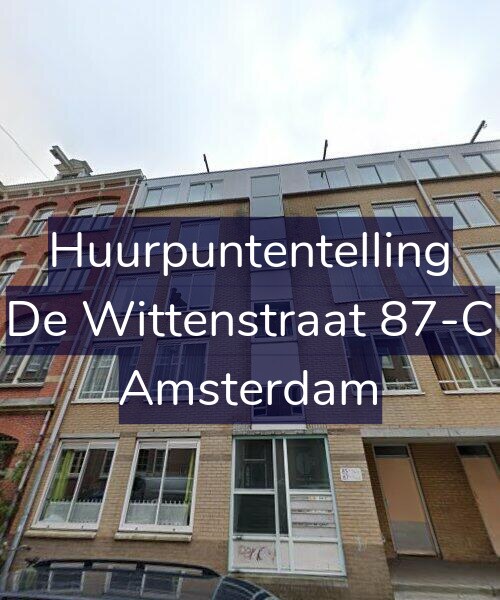 Foto gevel Huurpuntentelling voor De Wittenstraat 87-C, Amsterdam