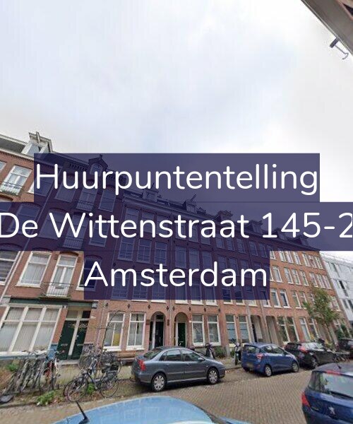 Foto gevel Huurpuntentelling voor De Wittenstraat 145-2, Amsterdam