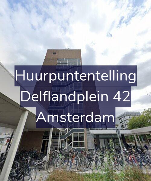 Foto gevel Huurpuntentelling voor Delflandplein 42, Amsterdam