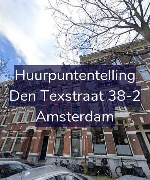 Foto gevel Huurpuntentelling voor Den Texstraat 38-2, Amsterdam