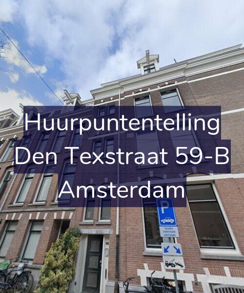 Foto gevel Huurpuntentelling voor Den Texstraat 59-B, Amsterdam