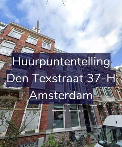 Foto gevel Huurpuntentelling voor Den Texstraat 37-H, Amsterdam