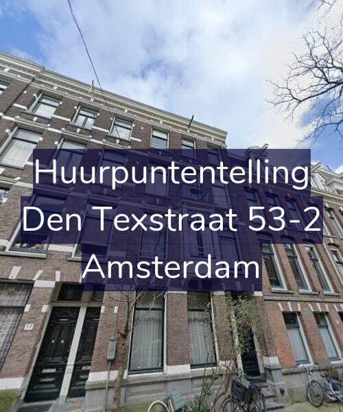 Foto gevel Huurpuntentelling voor Den Texstraat 53-2, Amsterdam