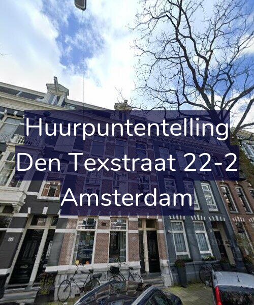 Foto gevel Huurpuntentelling voor Den Texstraat 22-2, Amsterdam