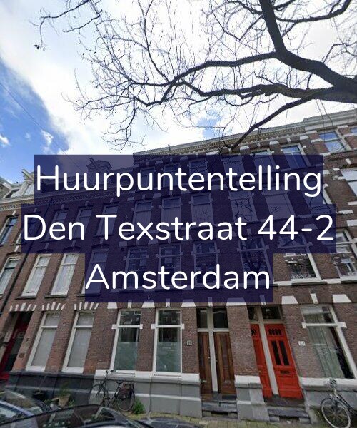 Foto gevel Huurpuntentelling voor Den Texstraat 44-2, Amsterdam