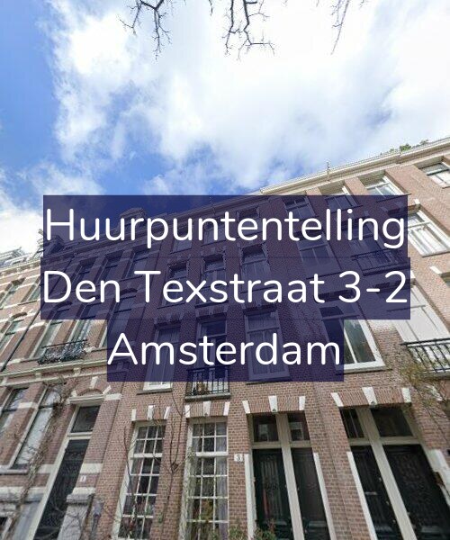 Foto gevel Huurpuntentelling voor Den Texstraat 3-2, Amsterdam