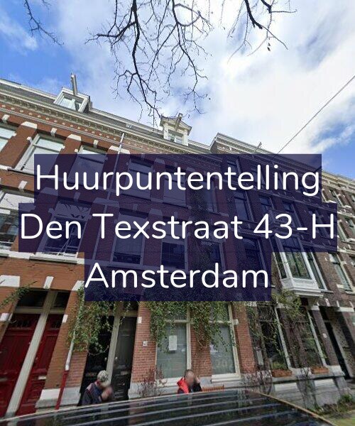 Foto gevel Huurpuntentelling voor Den Texstraat 43-H, Amsterdam