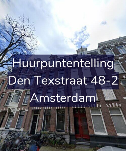 Foto gevel Huurpuntentelling voor Den Texstraat 48-2, Amsterdam