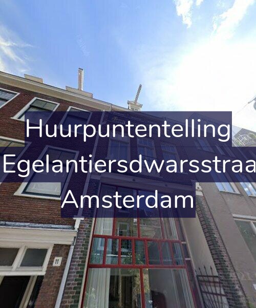 Foto gevel Huurpuntentelling voor Derde Egelantiersdwarsstraat 13-2, Amsterdam