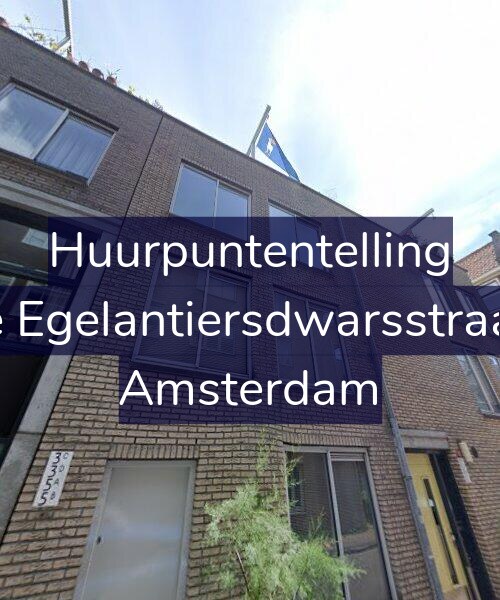 Foto gevel Huurpuntentelling voor Derde Egelantiersdwarsstraat 5-C, Amsterdam