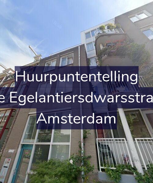 Foto gevel Huurpuntentelling voor Derde Egelantiersdwarsstraat 53, Amsterdam