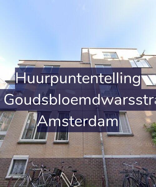 Foto gevel Huurpuntentelling voor Derde Goudsbloemdwarsstraat 21, Amsterdam
