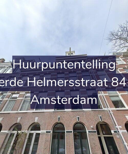 Foto gevel Huurpuntentelling voor Derde Helmersstraat 84-2, Amsterdam