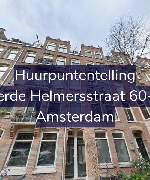 Foto gevel Huurpuntentelling voor Derde Helmersstraat 60-H, Amsterdam
