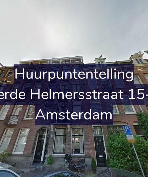 Foto gevel Huurpuntentelling voor Derde Helmersstraat 15-H, Amsterdam