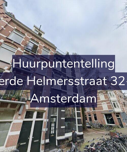 Foto gevel Huurpuntentelling voor Derde Helmersstraat 32-3, Amsterdam