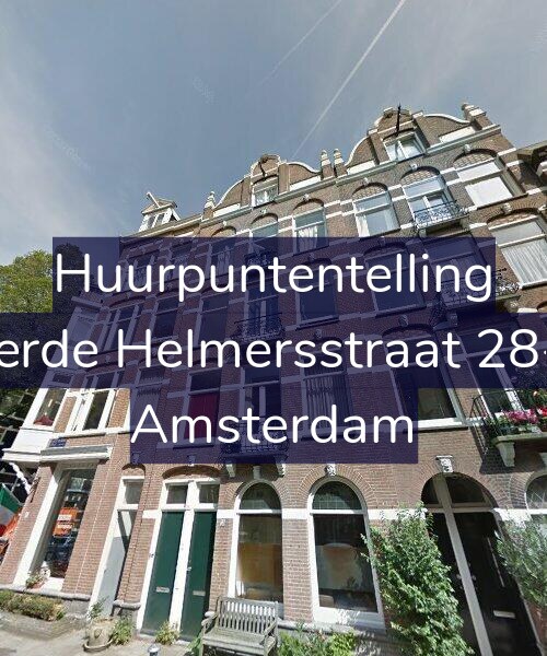 Foto gevel Huurpuntentelling voor Derde Helmersstraat 28-3, Amsterdam