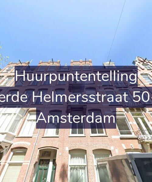 Foto gevel Huurpuntentelling voor Derde Helmersstraat 50-3, Amsterdam