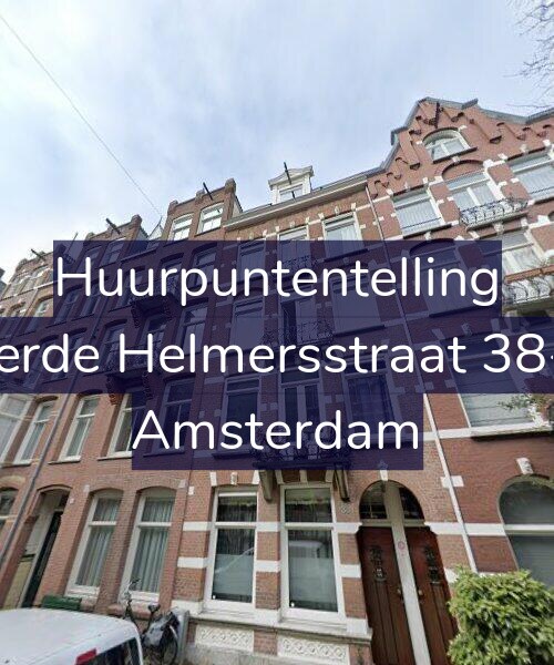Foto gevel Huurpuntentelling voor Derde Helmersstraat 38-1, Amsterdam