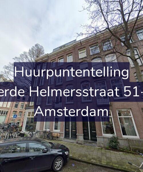 Foto gevel Huurpuntentelling voor Derde Helmersstraat 51-H, Amsterdam