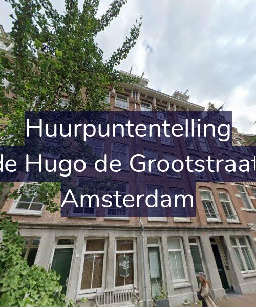 Foto gevel Huurpuntentelling voor Derde Hugo de Grootstraat 6-4, Amsterdam