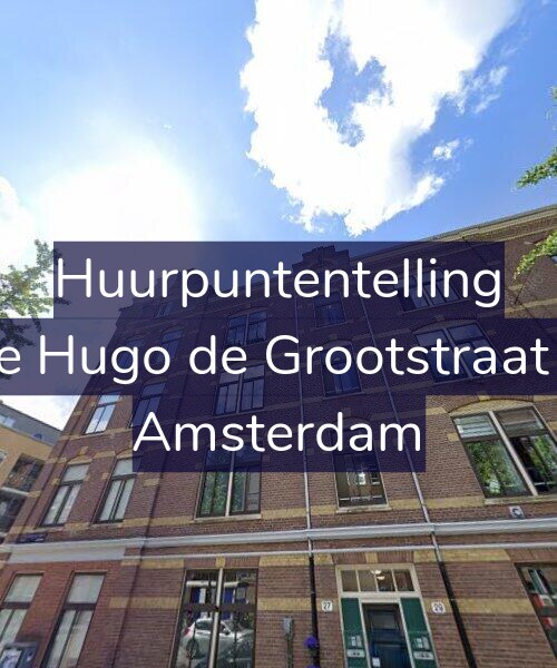 Foto gevel Huurpuntentelling voor Derde Hugo de Grootstraat 27-3, Amsterdam