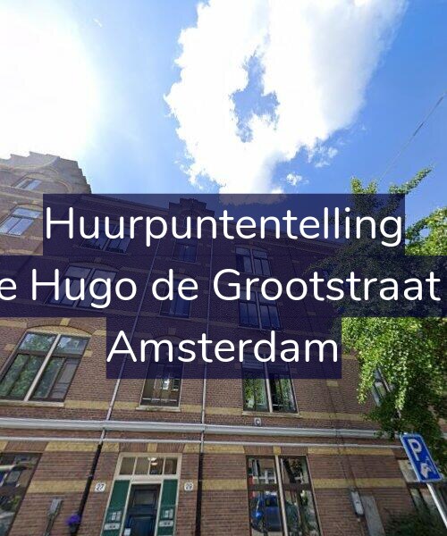 Foto gevel Huurpuntentelling voor Derde Hugo de Grootstraat 29-2, Amsterdam