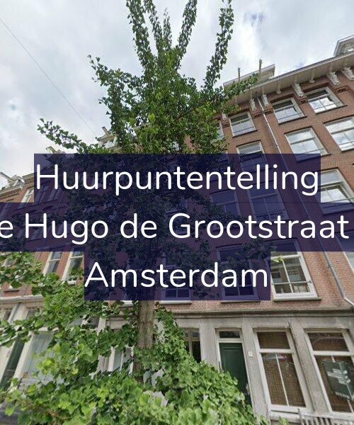 Foto gevel Huurpuntentelling voor Derde Hugo de Grootstraat 10-4, Amsterdam