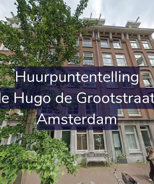 Foto gevel Huurpuntentelling voor Derde Hugo de Grootstraat 8-H, Amsterdam