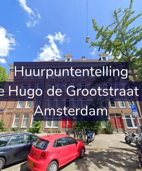 Foto gevel Huurpuntentelling voor Derde Hugo de Grootstraat 42-H, Amsterdam
