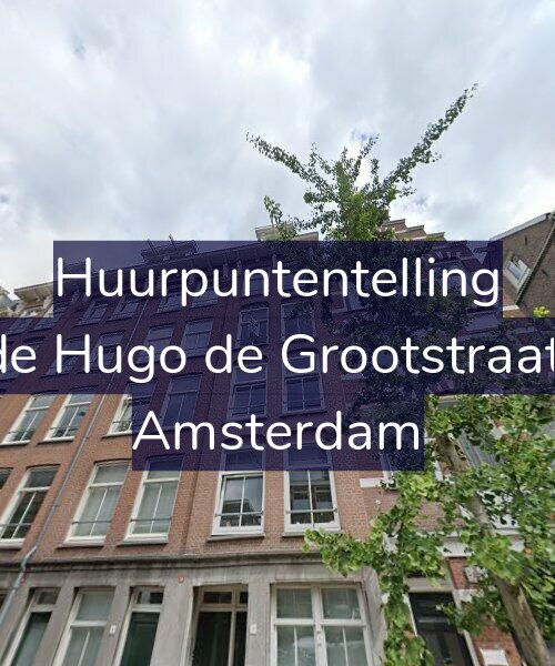 Foto gevel Huurpuntentelling voor Derde Hugo de Grootstraat 4-3, Amsterdam