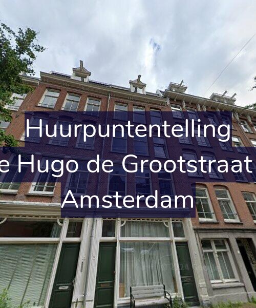 Foto gevel Huurpuntentelling voor Derde Hugo de Grootstraat 12-1, Amsterdam