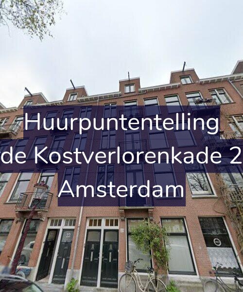 Foto gevel Huurpuntentelling voor Derde Kostverlorenkade 23-2, Amsterdam