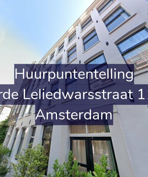 Foto gevel Huurpuntentelling voor Derde Leliedwarsstraat 11-1, Amsterdam
