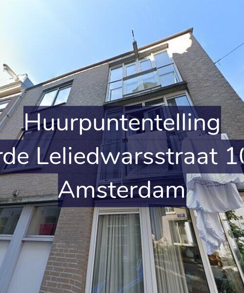Foto gevel Huurpuntentelling voor Derde Leliedwarsstraat 10-A, Amsterdam