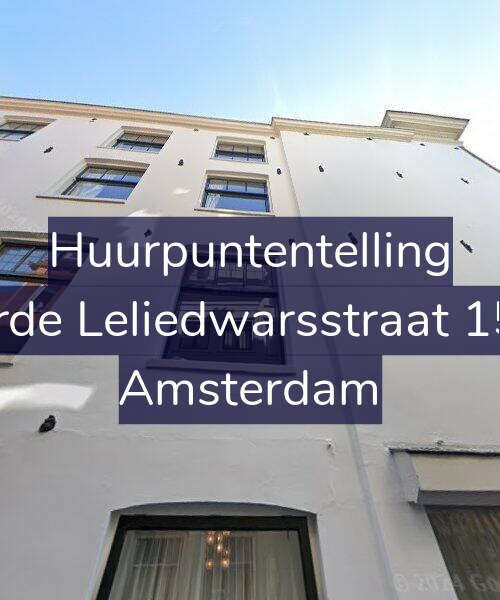 Foto gevel Huurpuntentelling voor Derde Leliedwarsstraat 15-2, Amsterdam