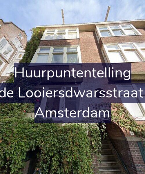 Foto gevel Huurpuntentelling voor Derde Looiersdwarsstraat 1-1, Amsterdam