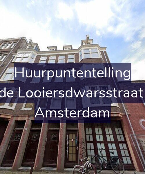 Foto gevel Huurpuntentelling voor Derde Looiersdwarsstraat 8-1, Amsterdam