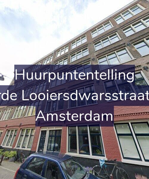Foto gevel Huurpuntentelling voor Derde Looiersdwarsstraat 30, Amsterdam