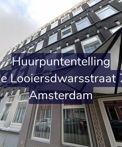 Foto gevel Huurpuntentelling voor Derde Looiersdwarsstraat 75-O, Amsterdam