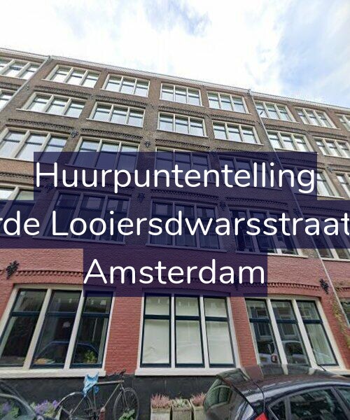 Foto gevel Huurpuntentelling voor Derde Looiersdwarsstraat 26, Amsterdam
