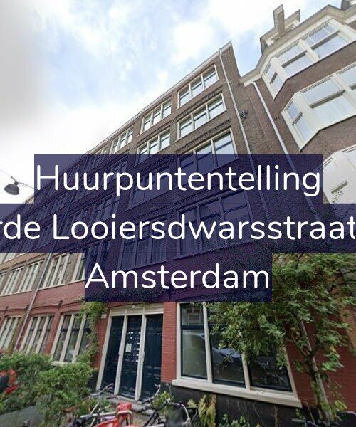 Foto gevel Huurpuntentelling voor Derde Looiersdwarsstraat 14, Amsterdam