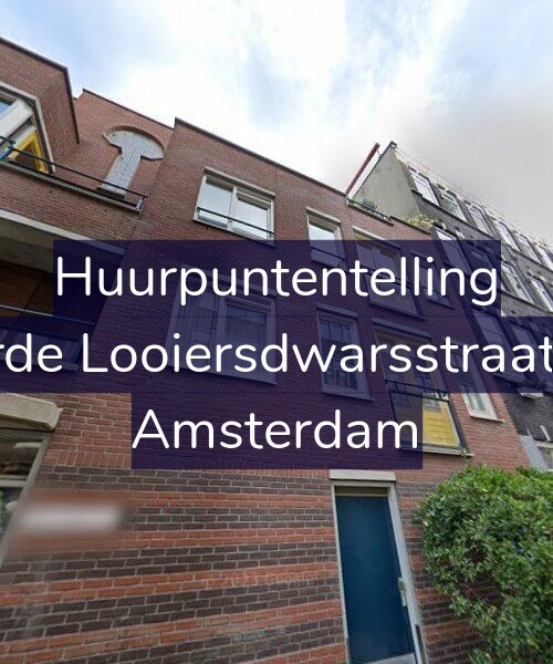 Foto gevel Huurpuntentelling voor Derde Looiersdwarsstraat 73, Amsterdam