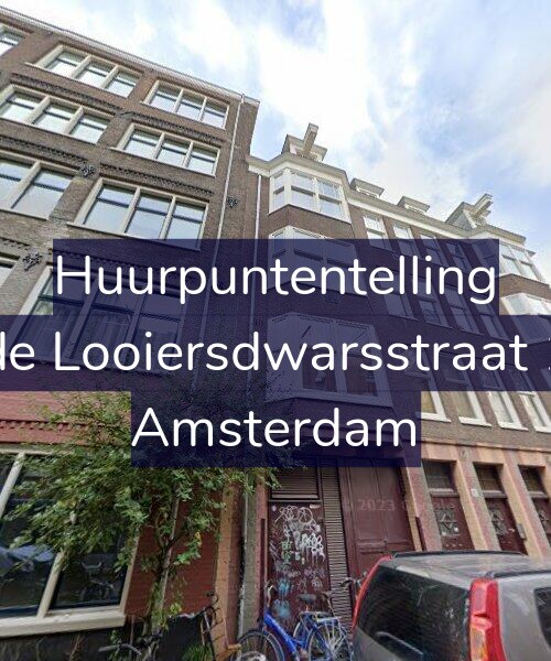Foto gevel Huurpuntentelling voor Derde Looiersdwarsstraat 10-3, Amsterdam