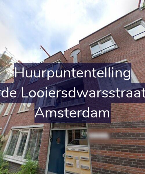 Foto gevel Huurpuntentelling voor Derde Looiersdwarsstraat 63, Amsterdam