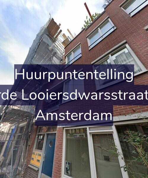 Foto gevel Huurpuntentelling voor Derde Looiersdwarsstraat 53, Amsterdam