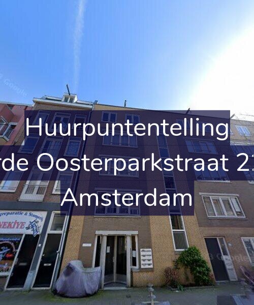 Foto gevel Huurpuntentelling voor Derde Oosterparkstraat 22-C, Amsterdam
